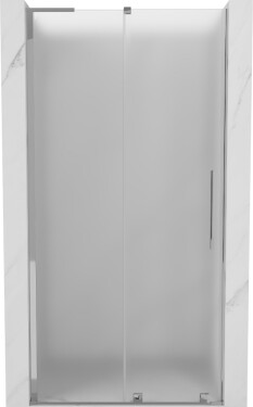MEXEN/S - Velar L posuvné sprchové dveře 120, dekor, chrom 871-120-003-31-01