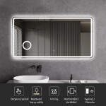 CERANO - Koupelnové LED zrcadlo Lucido - 100x70 CER-429346