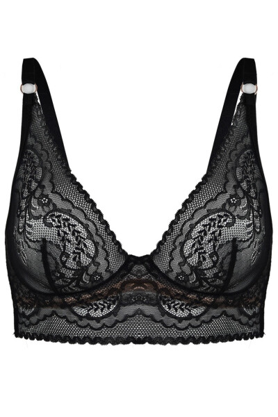 FEEL BRALETTE DLOUHÁ PODPRSENKA 19236 ČERNÁ černá 75C