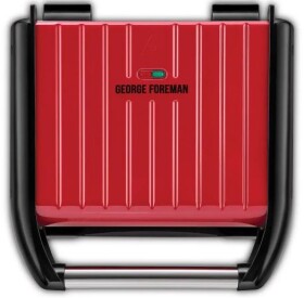 George Foreman elektrický gril 25040-56 Steel Family Grill Red