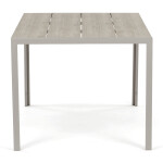 Zahradní stůl 150x89cm, kov, polywood, béžová, AZT-S1215 CRM