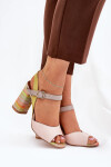 Sandály na podpatku model 211949 Step in style 41