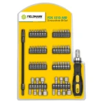 FIELDMANN FDS 1010-58R / Šroubovák+bity 58 ks (50001184)