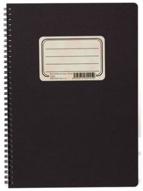 Kroužkový zápisník s tužkou RETRO B6, čtvereček, 70 listů