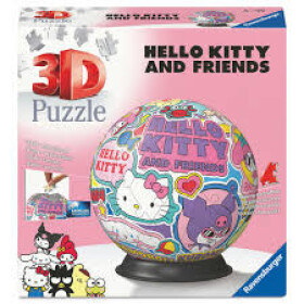 3D Puzzle-Ball: Hello Kitty 72 dílků