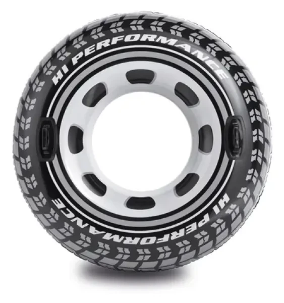 INTEX Kruh plovací Pneumatika s úchyty / Nafukovací kruh / 114 cm / nosnost 100 kg (562688)