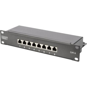 Digitus DN-91608S 8 portů síťový patch panel 254 mm (10) CAT 6 1 U osazený