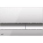 ALCADRAIN Renovmodul - předstěnový instalační systém s chromovým tlačítkem M1721 + WC LAUFEN PRO RIMLESS + SEDÁTKO AM115/1000 M1721 LP1