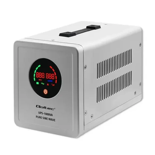 Qoltec 50721 UPS šedá / UPS / 1000VA / 700W (50721)