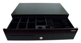 VIRTUOS SK-500-RJ10P10C / Pokladní zásuvka / bez kabelu / kovové držáky bankovek / černá (EKN0101)