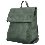 Trendy dámský koženkový kabelko-batoh Coveri Lethea, tmavě zelený