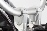 Bmw R1200Gs (12-18), R1250Gs /Adv.(18-). Stříbrné - zvýšení řídítek 40 mm SW-Motech