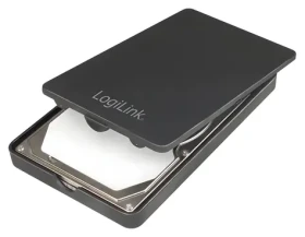 LogiLink Externí box pro HDD/SSD černá / 2,5" SATA / USB 3.0 (5 Gb/s) (UA0339)