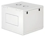 Digitus Dynamic černá / Nástěnný rozvaděč / 19" / 12U / 638x600x600 mm / skleněné dveře / IP20 (DN-19 12U-6/6-EC-SW)