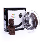 PLA WOOD EBEN filament 1,75 mm Print With Smile 0,45 kg