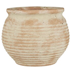 Ib Laursen Obal na květináč Margot Terracota Ø 17,5 cm, přírodní barva, keramika