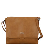 Stylová dámská koženková crossbody kabelka Mirabella, hnědá