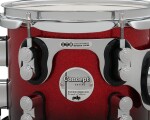 PDP Concept Maple 5 Piece Set Red to Black Fade Laquer