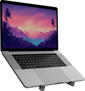 Trust Macy šedá / Stojan pro notebook / skládací / nastavitelná výška / nosnost 20 kg / do 17" (25647)