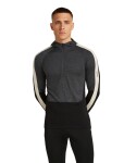 ICEBREAKER Mens 200 Oasis+ LS Half Zip Hood, Black/Jet Heather/Undyed/Cb velikost: M
