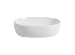 Erga Della, umyvadlo na desku 475x340x140 mm, bílá lesklá, ERG-V03-DELLA48-WH