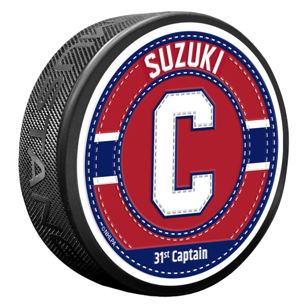 Mustang Puk Montreal Canadiens NHL Captain Jersey Stitch - Nick Suzuki
