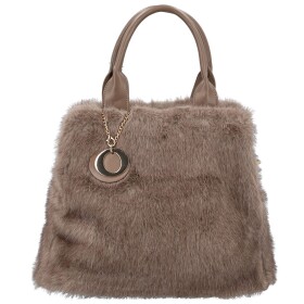 Módní dámská kabelka do ruky Máia, hnědo-šedá