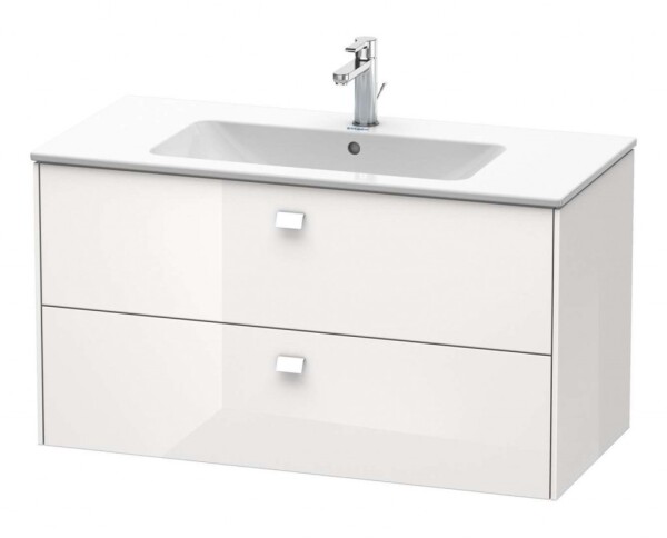 DURAVIT - Brioso Umyvadlová skříňka 55x102x48 cm, 2 zásuvky, lesklá bílá BR410302222