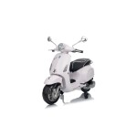 Mamido Dětský elektrický skútr Vespa ROMA bílý