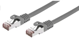 C-TECH patchcord Cat6 FTP 0.25 m šedá (8954125014805)
