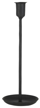 Ib Laursen Svícen pro vyskou svíčku Black 28,5 cm, černá barva, kov