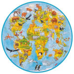 Goki Goki Kulaté puzzle svět - zvířata
