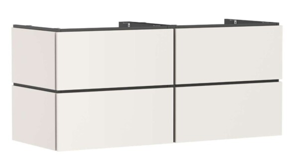 HANSGROHE - Xilesa E Umyvadlová skříňka, 62x138x55 cm, 4 zásuvky, matná béžová 54306780