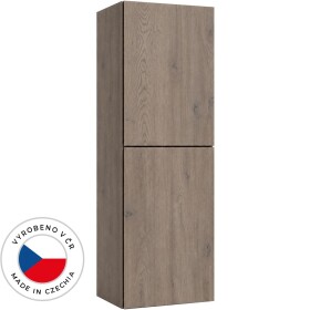 CERANO - Koupelnová vysoká skříňka Adele - TIP-ON otevírání - dub Cannolo Cremona - 45x120x33 CER-298067