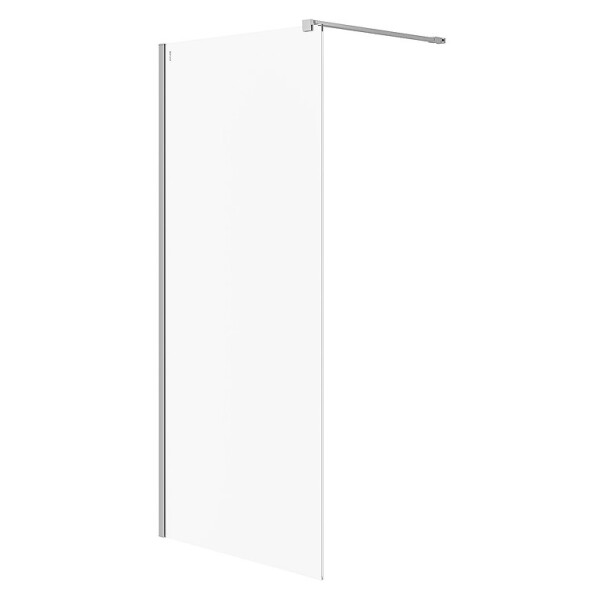 CERSANIT - Sprchová zástěna WALK-IN MILLE 90X200, chrom, průhledné sklo S161-006