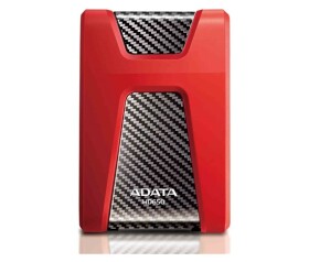 ADATA Externí HDD 1TB USB 3.1 DashDrive Durable HD650, červený (gumový, nárazu odolný) EDF_414869