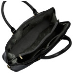 Luxusní dámská kožená kabelka do ruky Katana Gisela, černá