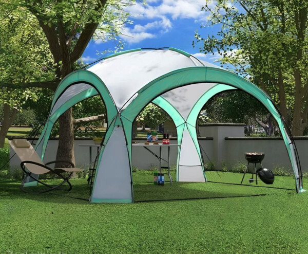 Pavilonový stan pro zahradní piknik 3,5 x 3,5 m zelený