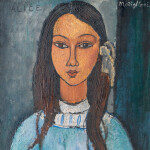Nástěnný kalendář poznámkový 2027 Notique Amedeo Modigliani, 30 x 30 cm