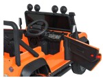 Mamido Dětské elektrické autíčko Land Rover Defender 110 SVX Concept oranžové