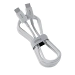 Allity AUC-03 Datový kabel USB-C/USB-C 1m 100W bílá (DATUSBC100WALL01WH)