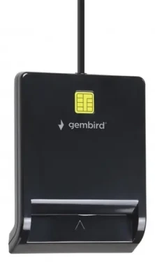 Gembird FD2-SCR černá / Čtečka karet / Smart card / USB 2.0 (FD2-SCR)