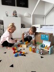 Mamido Montessori box XXL 5v1 55ks od 19 měsíců Motorické Naučné Zatloukání Vkládání