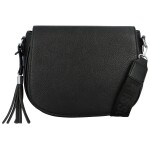 Malá dámská crossbody s ozdobnou třásní Fringe, černá