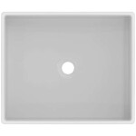 IDEAL STANDARD - i.Life B Umyvadlo na desku 50x42 cm, bez přepadu, bez otvoru na baterii, bílá T573801