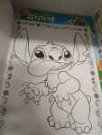 Jiri Models Jiri Models, 4229-5, omalovánky se samolepkami, Lilo & Stitch