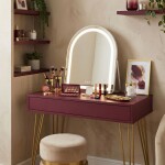 REA - Zrcadlo LED GLAM White 40x45cm HOM-12018