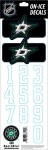 Sport Star Samolepky na helmu Dallas Stars Decals Black