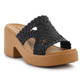 Žabky Crocs Brooklyn Woven Slide Heel W 209979-001 EU 36/37
