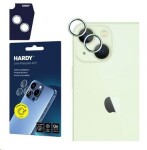 3mk HARDY Lens Protection Pro skla na fotoaparát pro Apple iPhone 15/15 Plus Green (5903108573481)